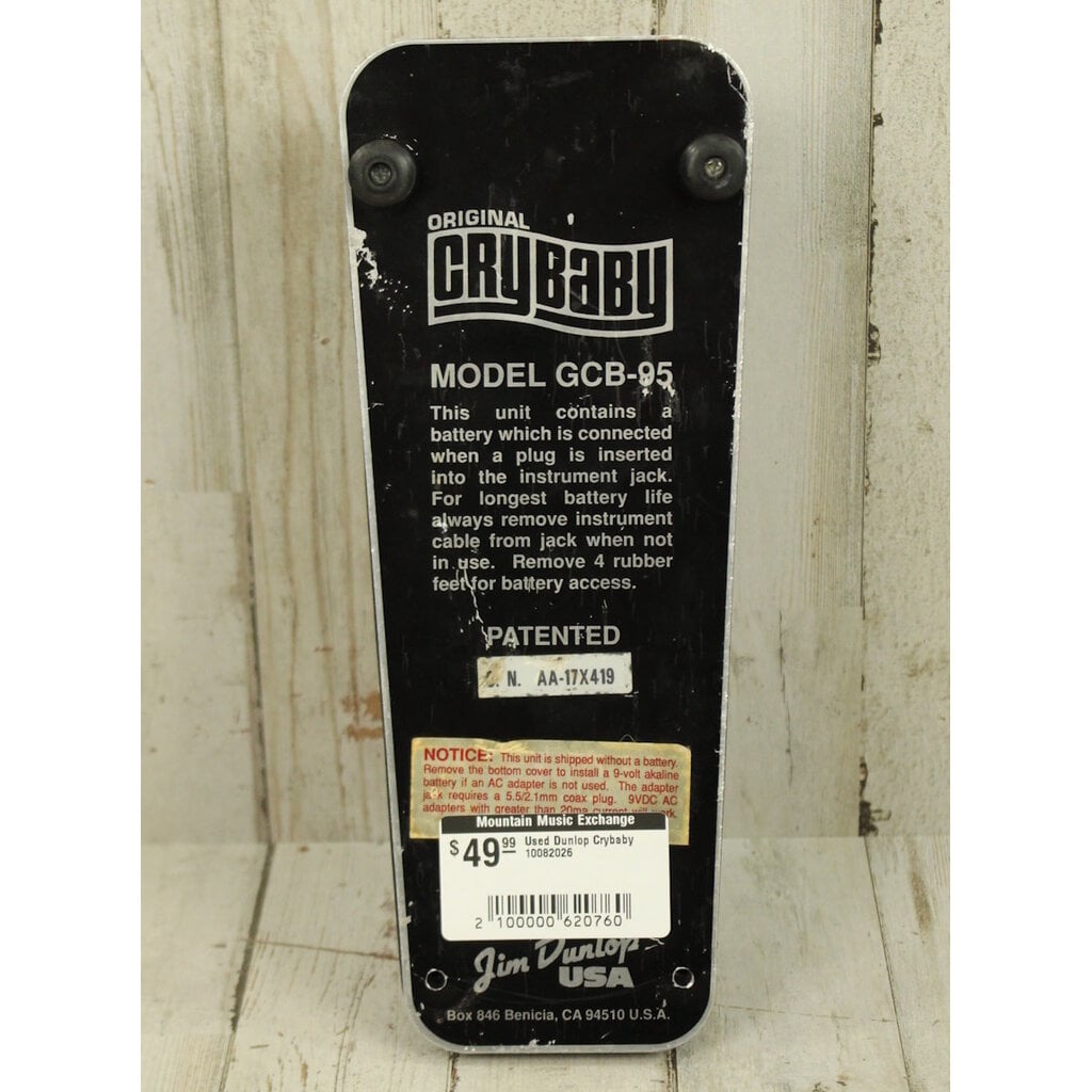 Dunlop USED Dunlop GCB-95 Crybaby (040)