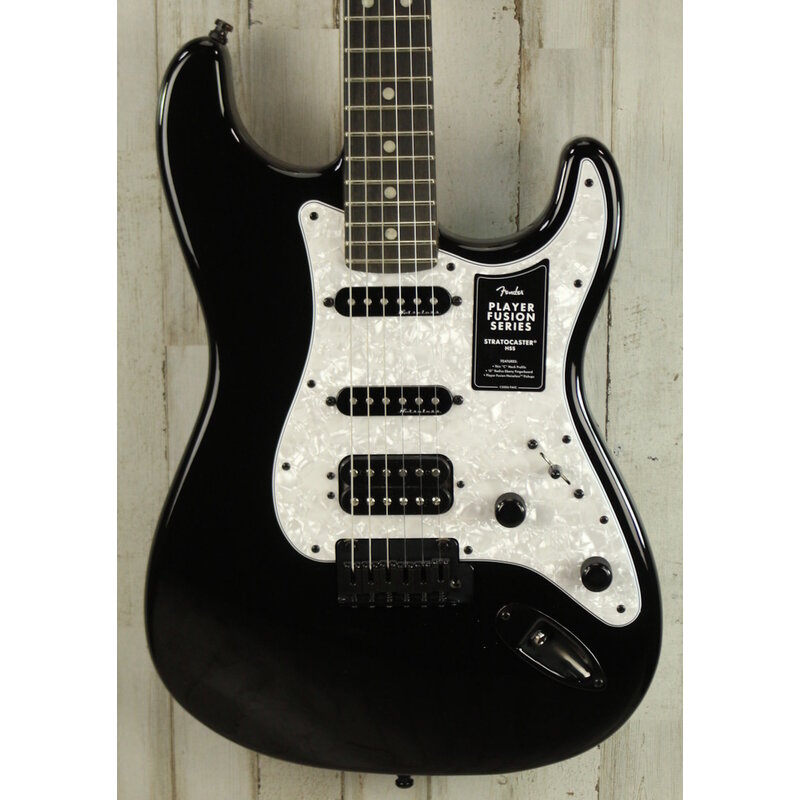 Fender DEMO Fender Limited Edition Player Fusion Stratocaster HSS - Black (070)