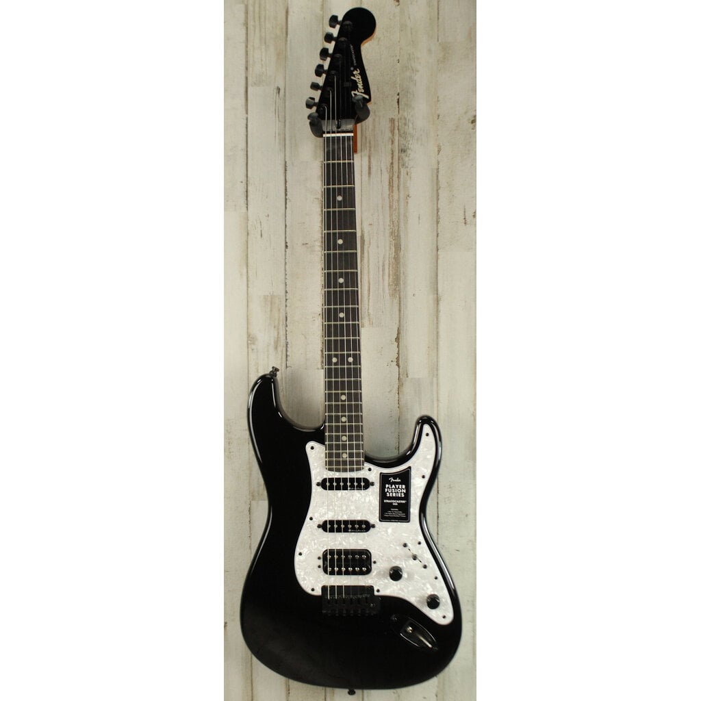 Fender DEMO Fender Limited Edition Player Fusion Stratocaster HSS - Black (070)