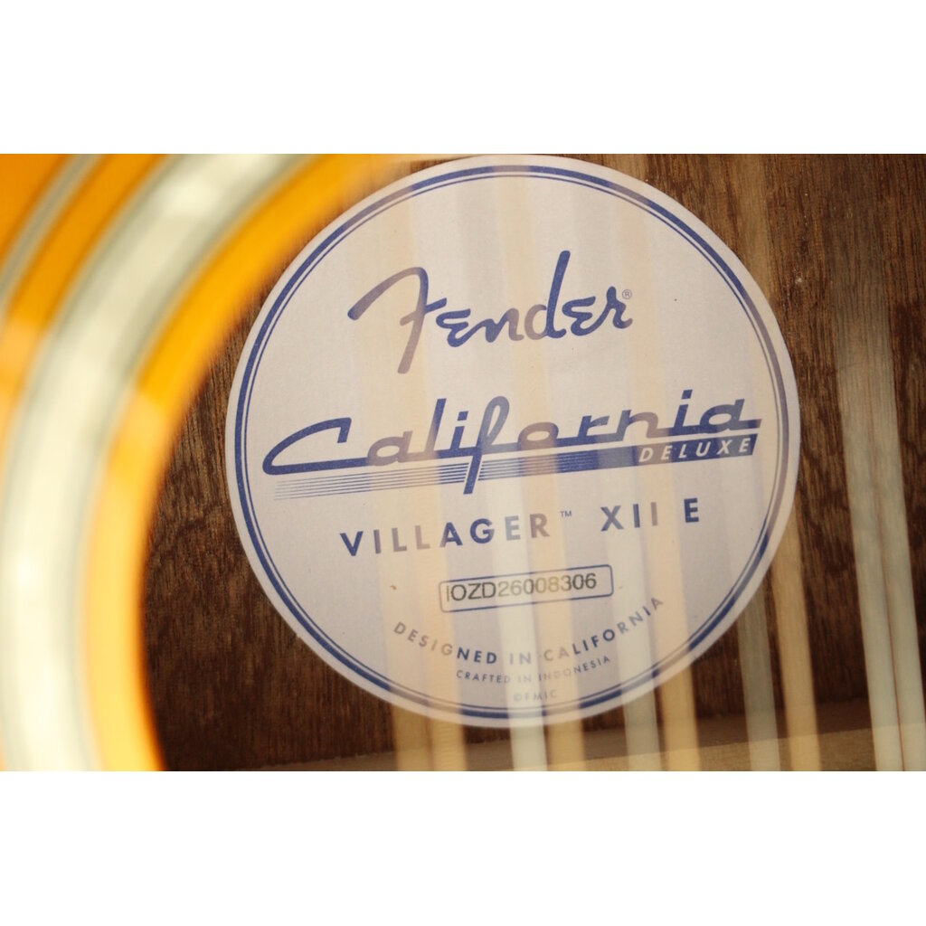Fender DEMO Fender California Deluxe Villager E - Honey Sunburst (306)