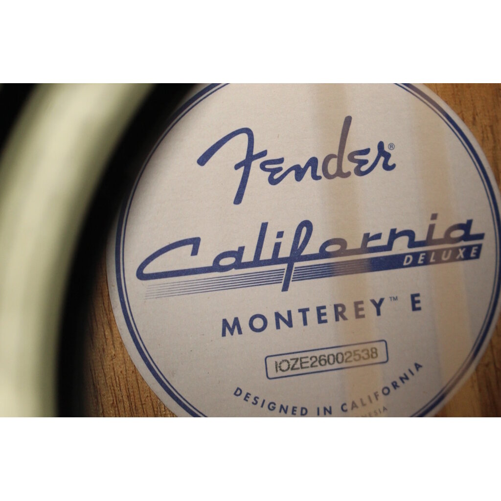 Fender DEMO Fender California Deluxe Monterey E - Black (538)