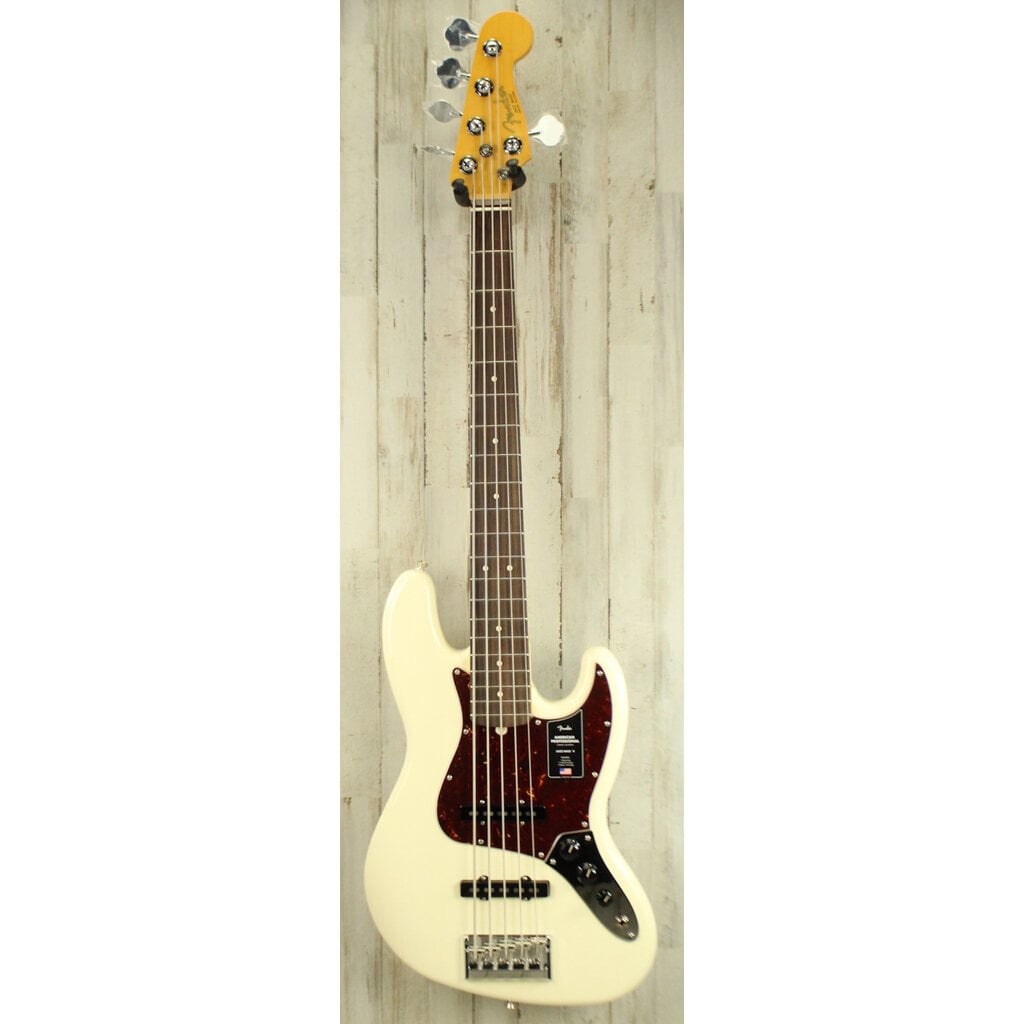 Fender DEMO Fender American Professional Jazz Bass V - Olympic White (201)