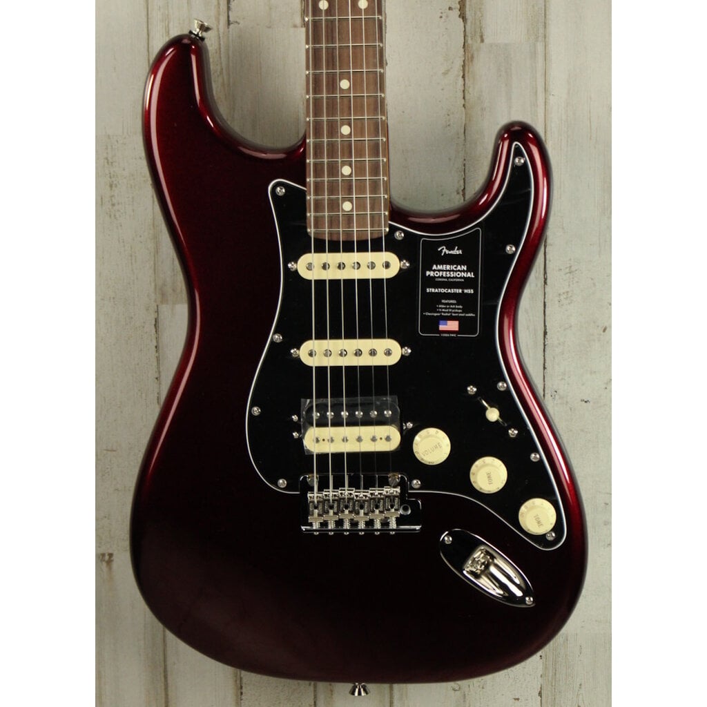 Fender DEMO Fender American Professional Stratocaster HSS - Oxblood (233)