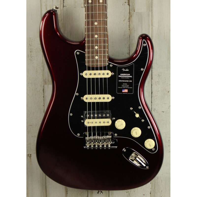 Fender DEMO Fender American Professional Stratocaster HSS - Oxblood (233)