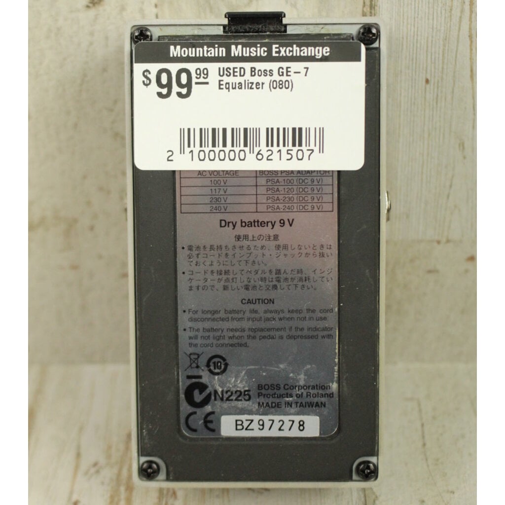 Boss USED Boss GE-7 Equalizer (080)