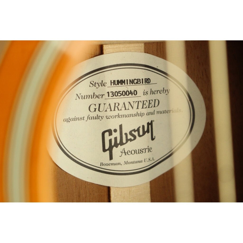 Gibson USED 2015 Gibson Hummingbird (040)