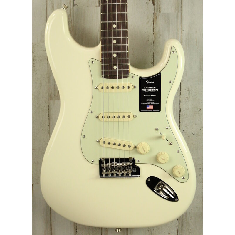 Fender DEMO Fender American Professional Stratocaster - Olympic White (539)