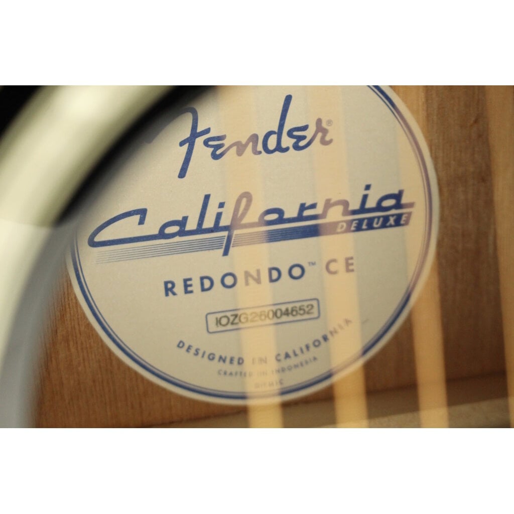 Fender DEMO Fender California Deluxe Redondo CE - Black (652)