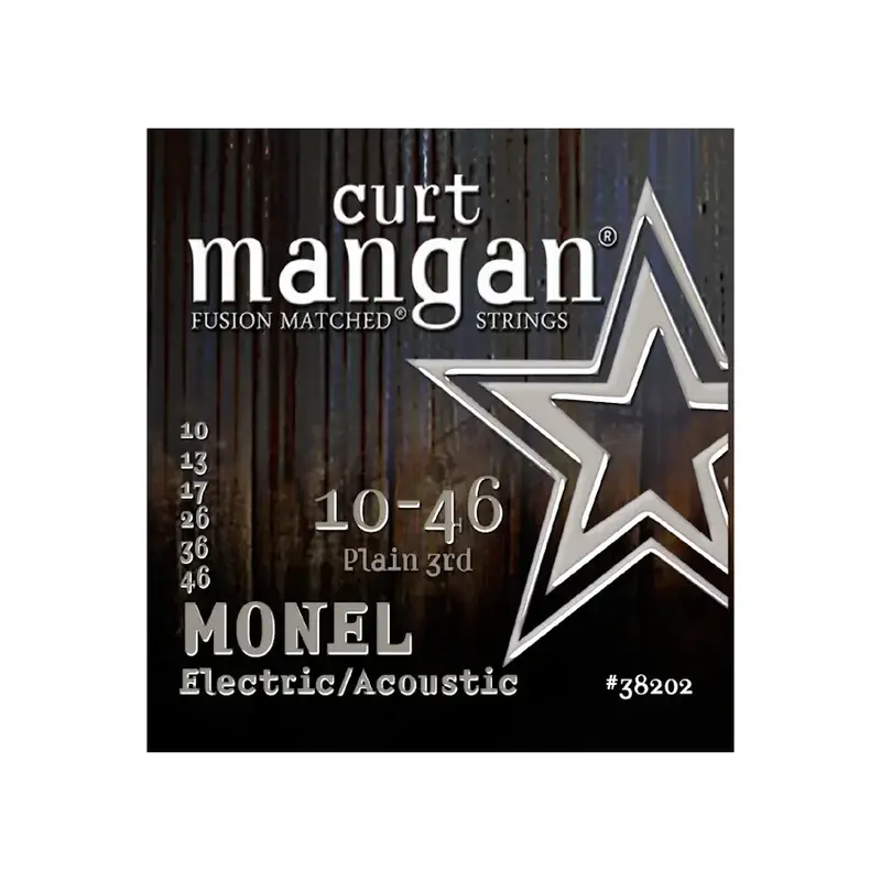 Curt Mangan NEW Curt Mangan Monel Hex Core Acoustic Strings - .010-.046