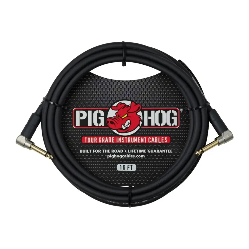 Pig Hog NEW Pig Hog Instrument Cable - Angle/Angle - 10'