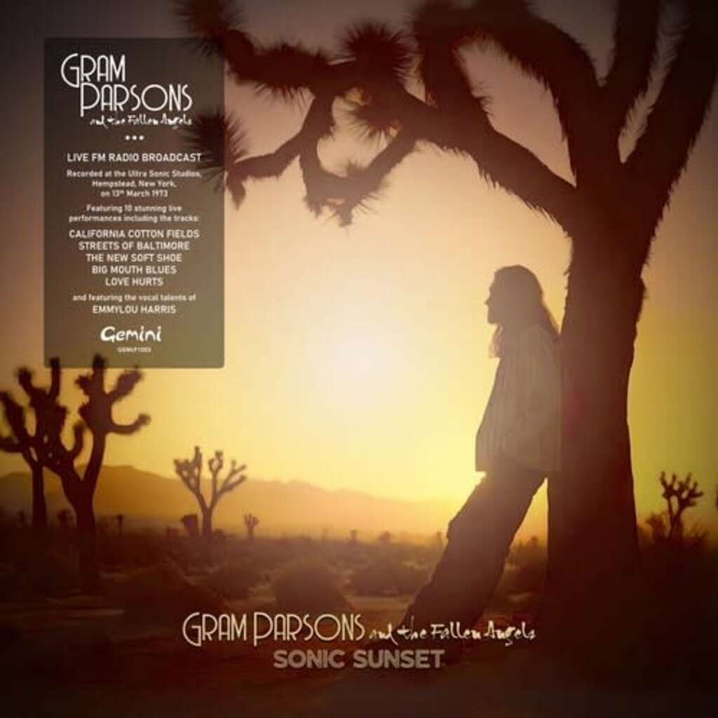 Vinyl NEW Gram Parsons & the Fallen Angels-Sonic Sunset-LP Color Vinyl