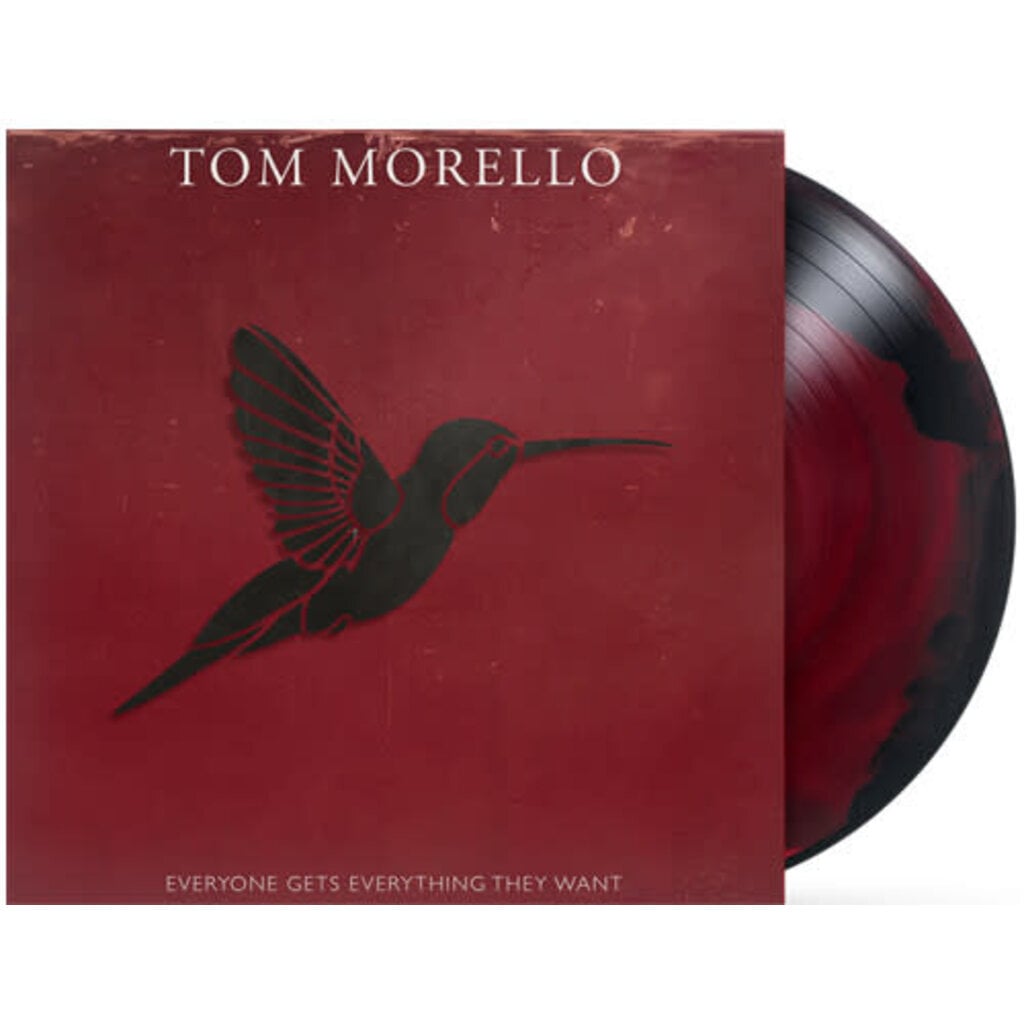 Vinyl NEW Tom Morello-Everyone Gets Everything They Want-LP Red/Black Vinyl