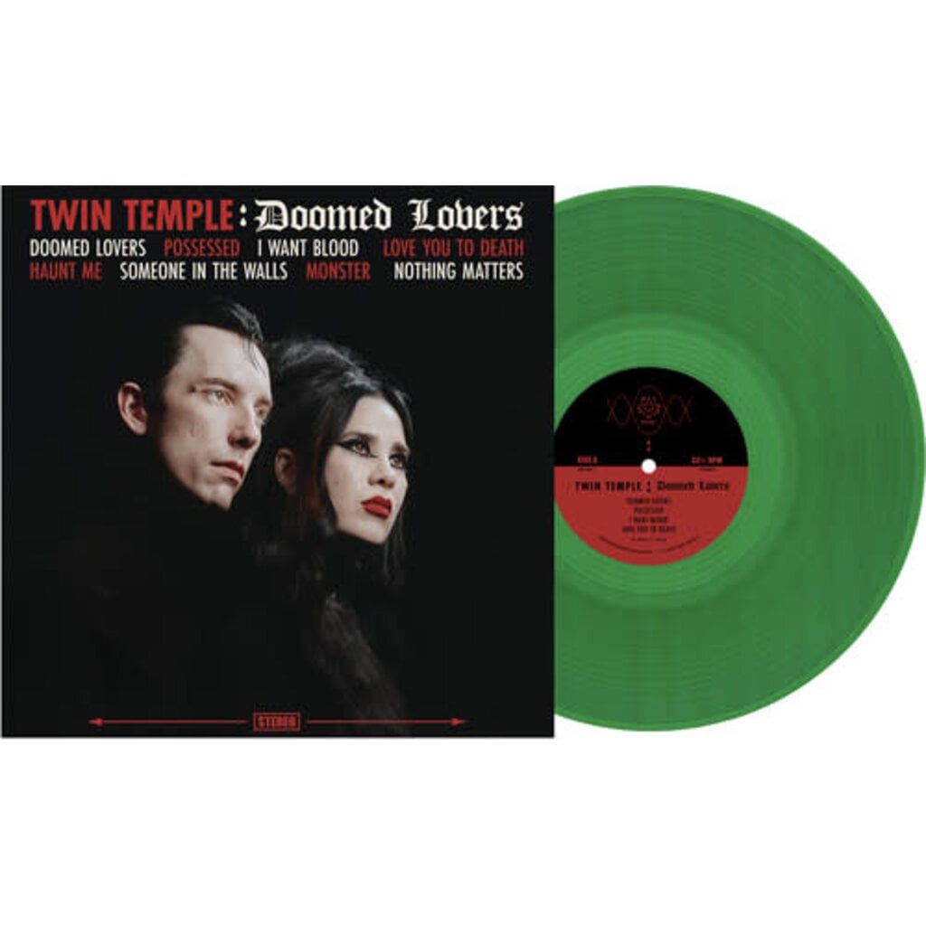 Vinyl NEW Twin Temple-Doomed Lovers-LP Green Vinyl