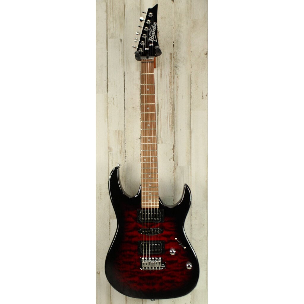 Ibanez DEMO Ibanez GIO GRX70QA - Transparent Red Burst (207)