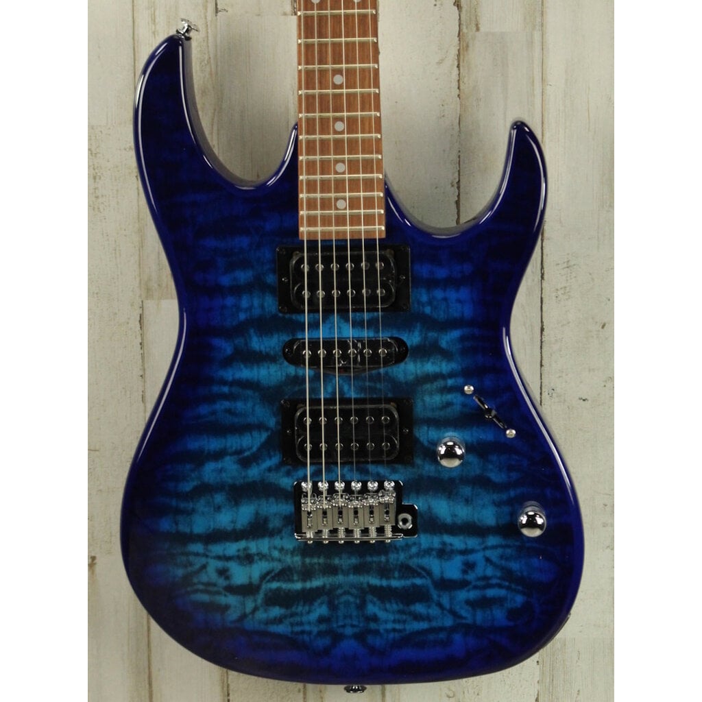 Ibanez DEMO Ibanez GIO GRX70QA - Transparent Blue Burst (244)