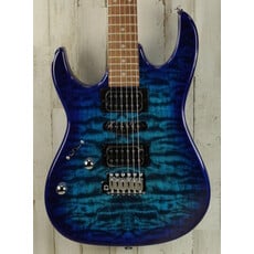 Ibanez DEMO Ibanez GIO GRX70QAL Left-Handed - Transparent Blue Burst (772)