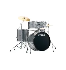 Tama NEW Tama Stagestar 5 Piece Complete Drum Set - Cosmic Silver Sparkle