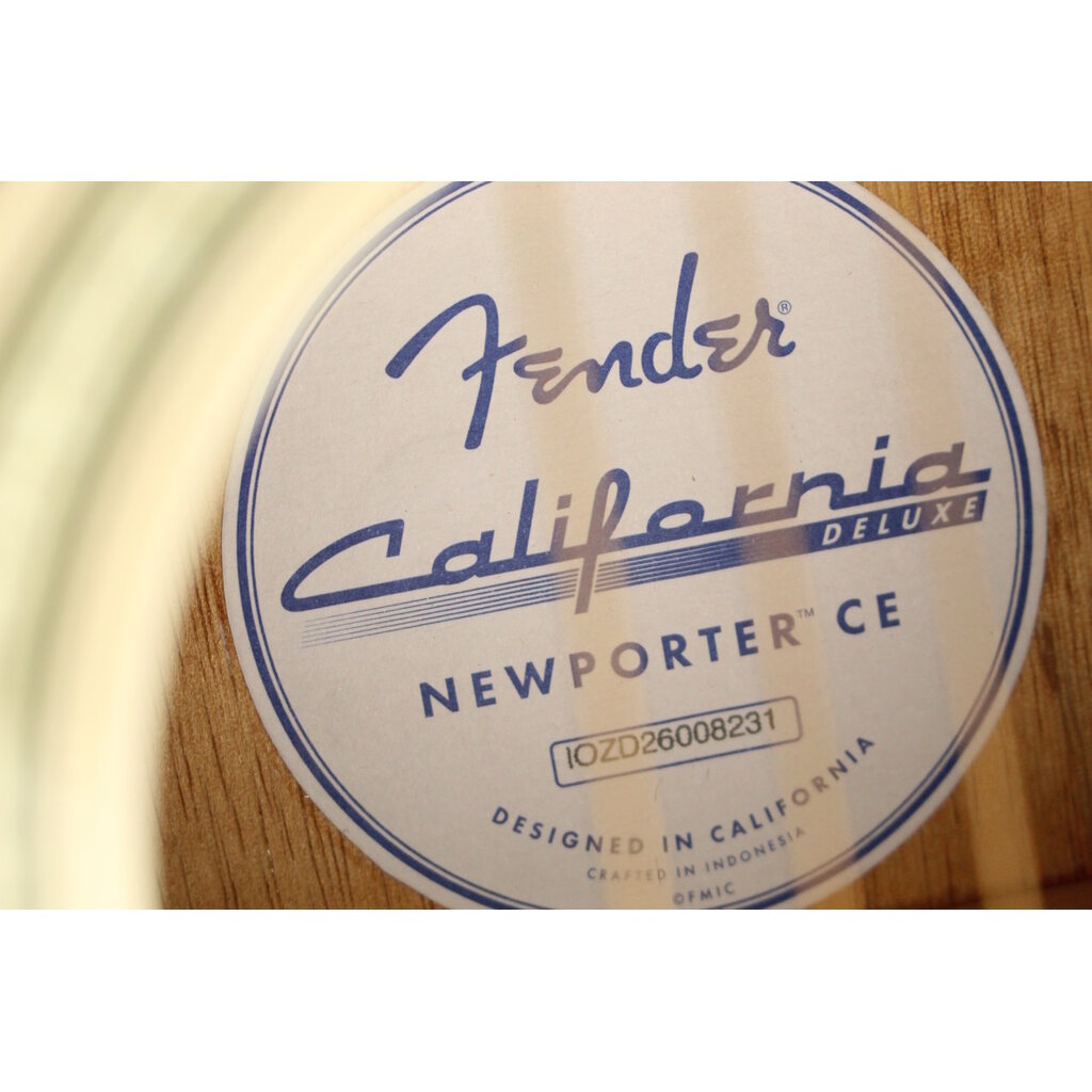 Fender DEMO Fender California Deluxe Newporter CE - White Blonde (231)