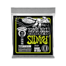 Ernie Ball NEW Ernie Ball Regular Slinky Coated Titanium RPS Electric Strings - .010-.046