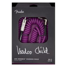 Fender NEW Fender Jimi Hendrix Voodoo Child Cable - 30' - Straight/Angle - Purple