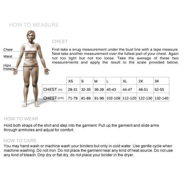 Underworks Binder: Extreme Chest Concealer (988)