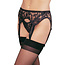 Leg Avenue Lace Garter Belt with Thong