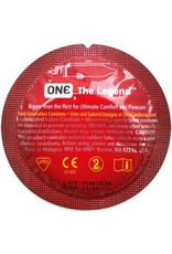 Legend XL Condoms | Flared Extra Large Latex Condoms | ONE®