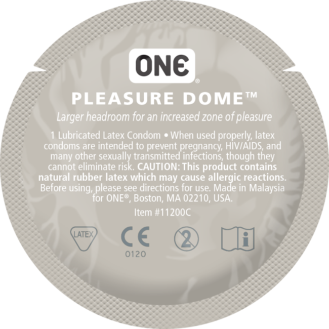One Condoms Condom: One Pleasure Dome