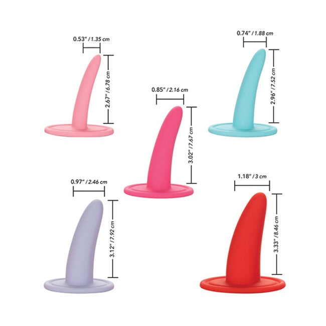 Calexotics She-Ology 5-Piece Wearable Vaginal Dilator Set
