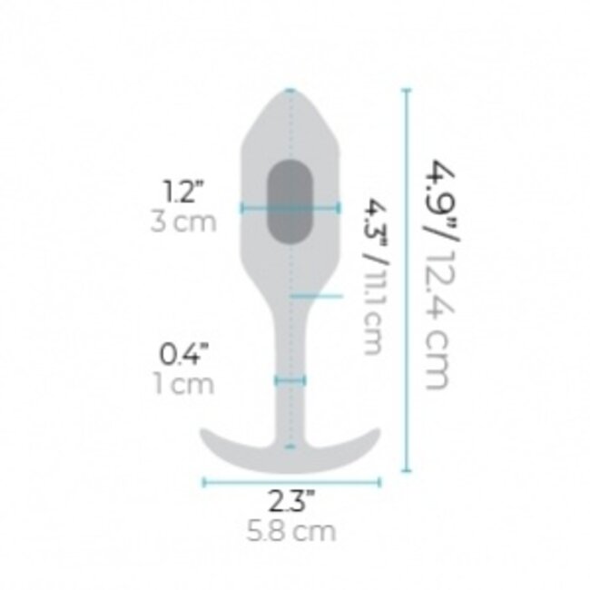 B-Vibe Vibrating Snug Plug 2