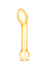 Gläs Glass Dildo: Honey Dipper