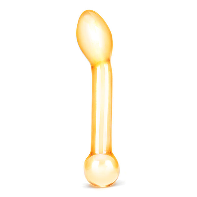 Gläs Glass Dildo: Honey Dipper