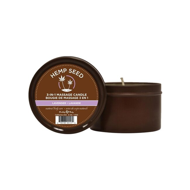 Earthly Body Hemp Seed Massage Candle