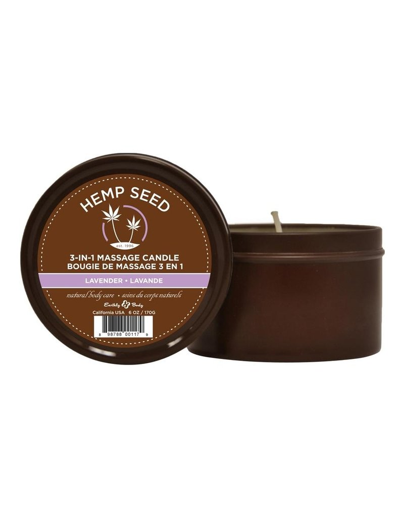 Earthly Body Hemp Seed Massage Candle