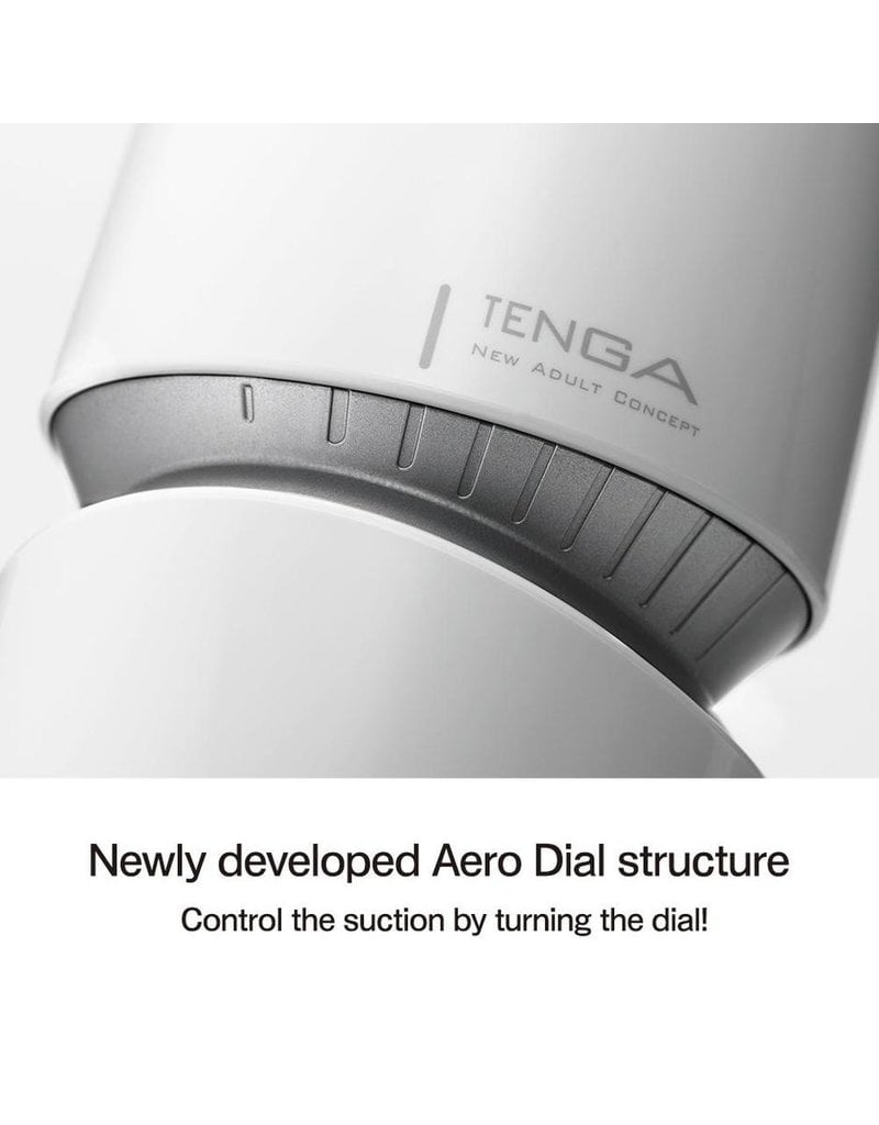 Tenga Tenga Aero Cobalt Sleeve with 10 levels of adjustable suction and sensation