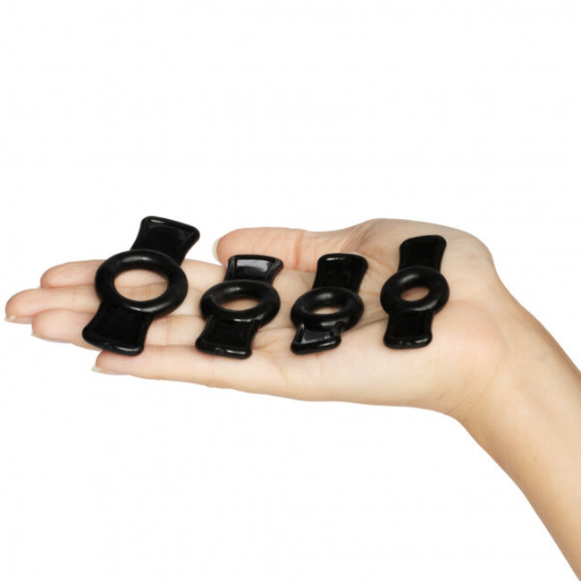 Cockring Set: TitanMen E-Z On (4)