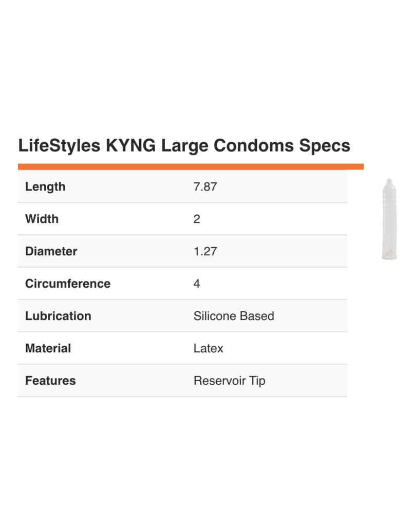 Lifestyles Condom: LifeStyles Large Kyng