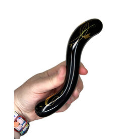 XGen Secret Kisses Double Glass Dildo with Gold