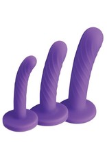 Tri-Play Silicone Dildo Set