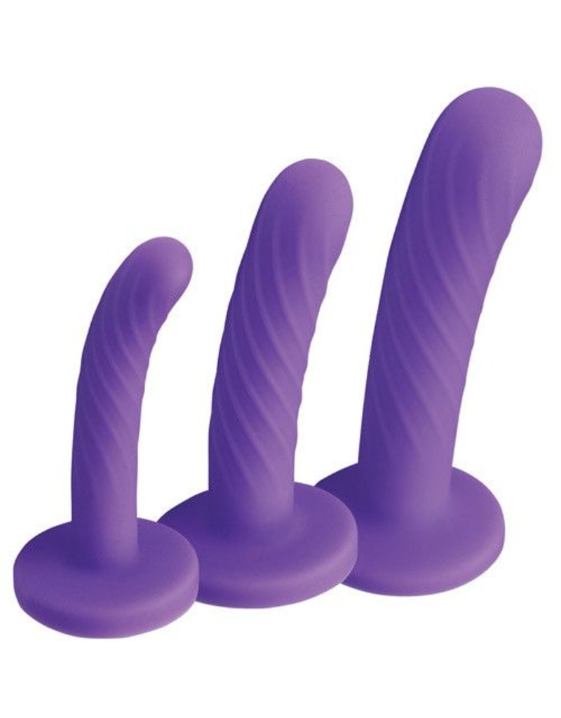 Tri-Play Silicone Dildo Set