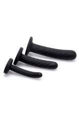 Tri-Play Silicone Dildo Set