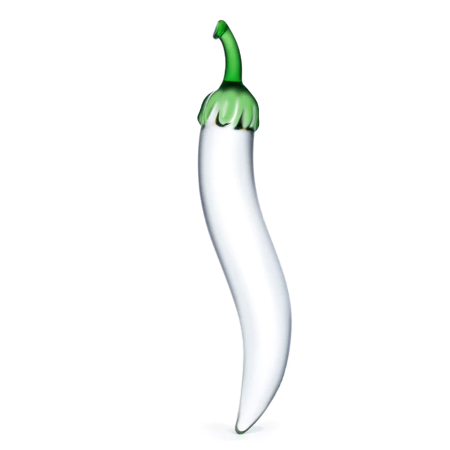 Gläs Chili Pepper Glass Dildo