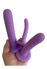 Tri-Play Silicone Dildo Set