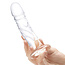 Gläs Glas 7" Curved Glass Dildo with Veins