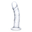 Gläs Glas 7" Curved Glass Dildo with Veins