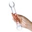 Gläs Glass Dildo: Clear Curved G