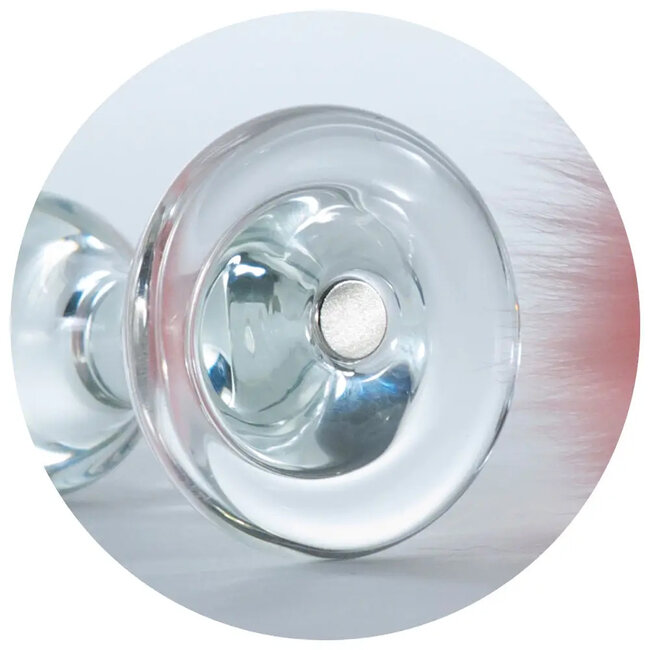 Crystal Delights Glass Bunny Tail Plug