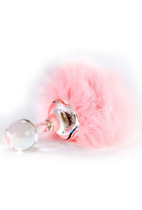 Crystal Delights Glass Bunny Tail Plug