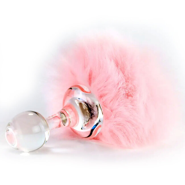 Crystal Delights Glass Bunny Tail Plug