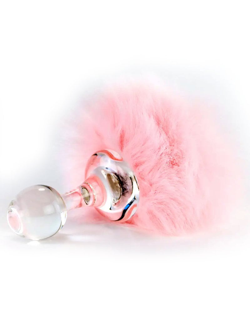 Crystal Delights Glass Bunny Tail Plug